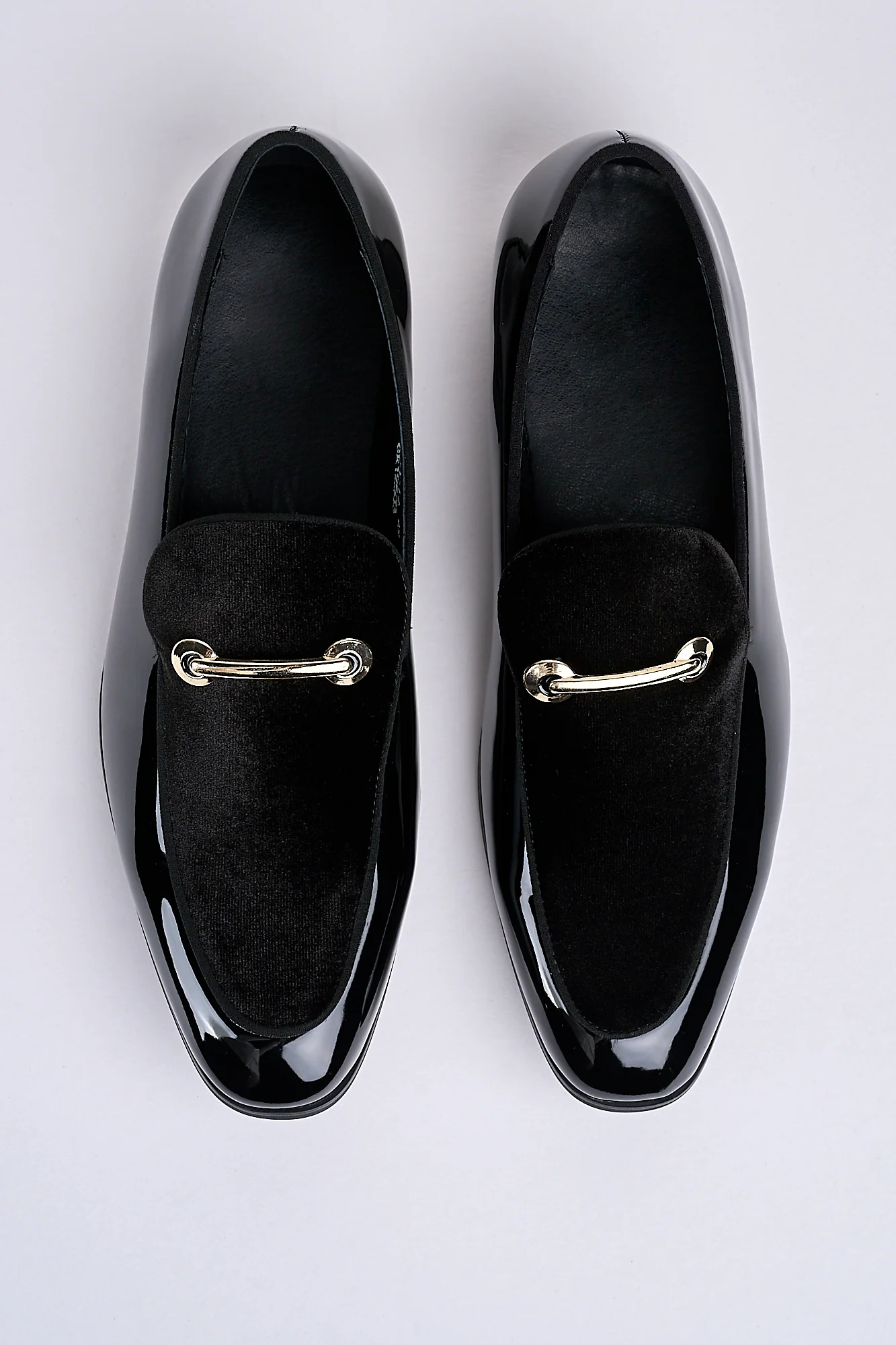 Alessandro Bar-Detail Patent Loafers – Obsidian Black - Image 2