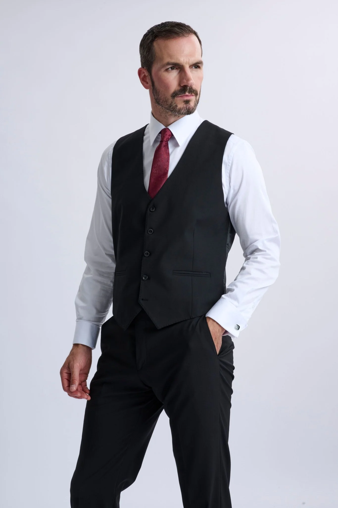 Amedeo 3-Piece Black Suit - Image 9