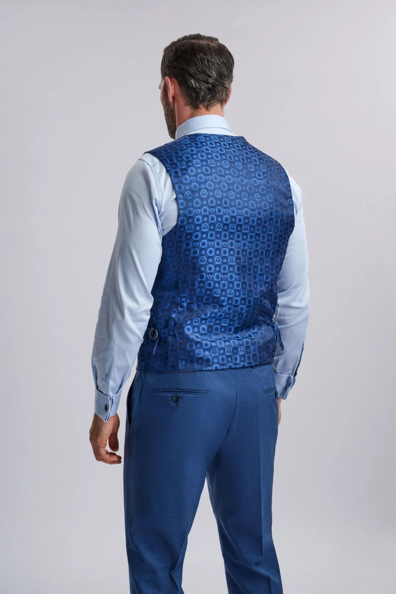 Ashley – Navy Blue Three-Piece Suit - Image 3
