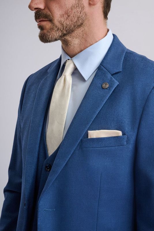 Ashley – Navy Blue Three-Piece Suit - Image 9