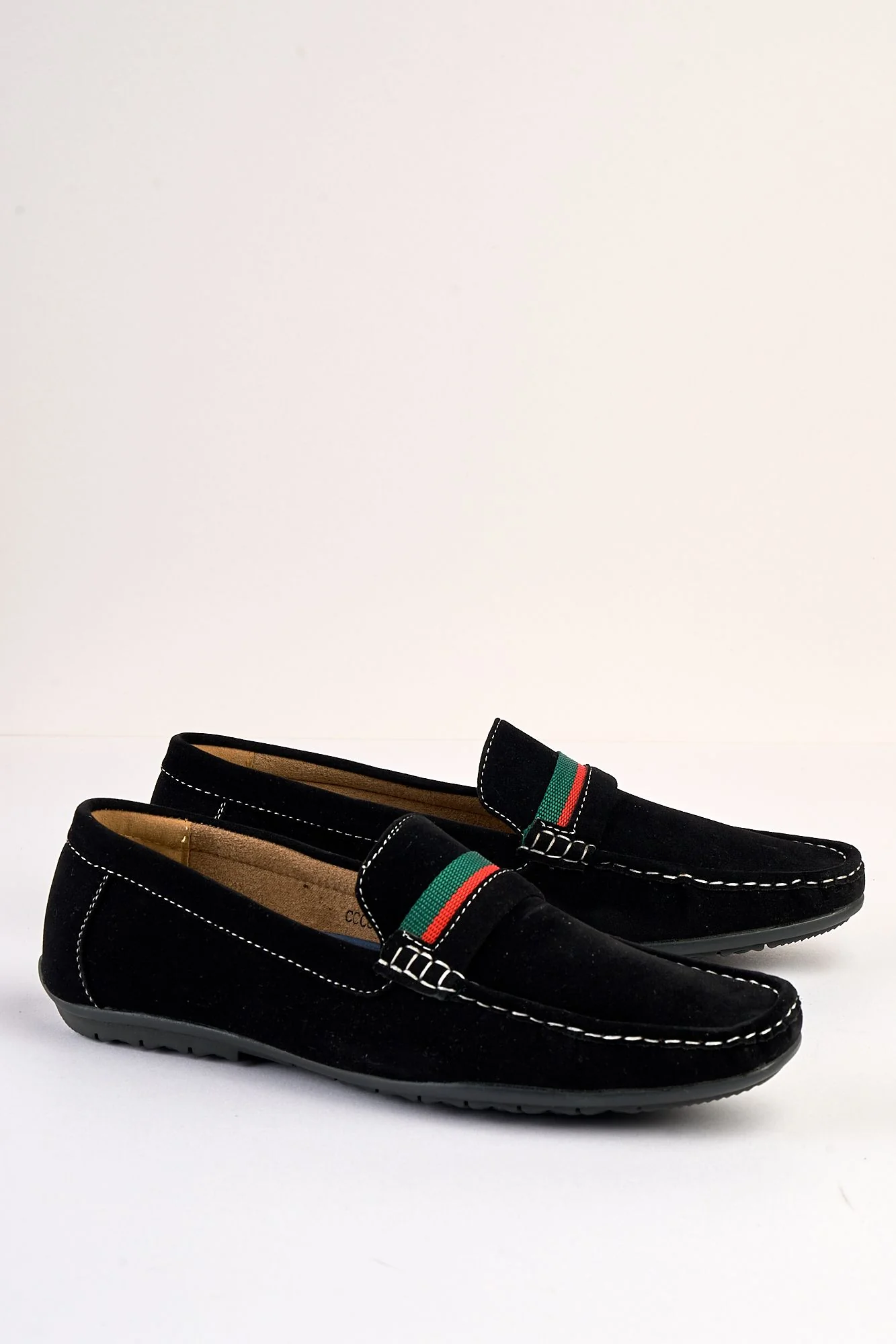 Azzurro Black Suede Loafers - Image 5
