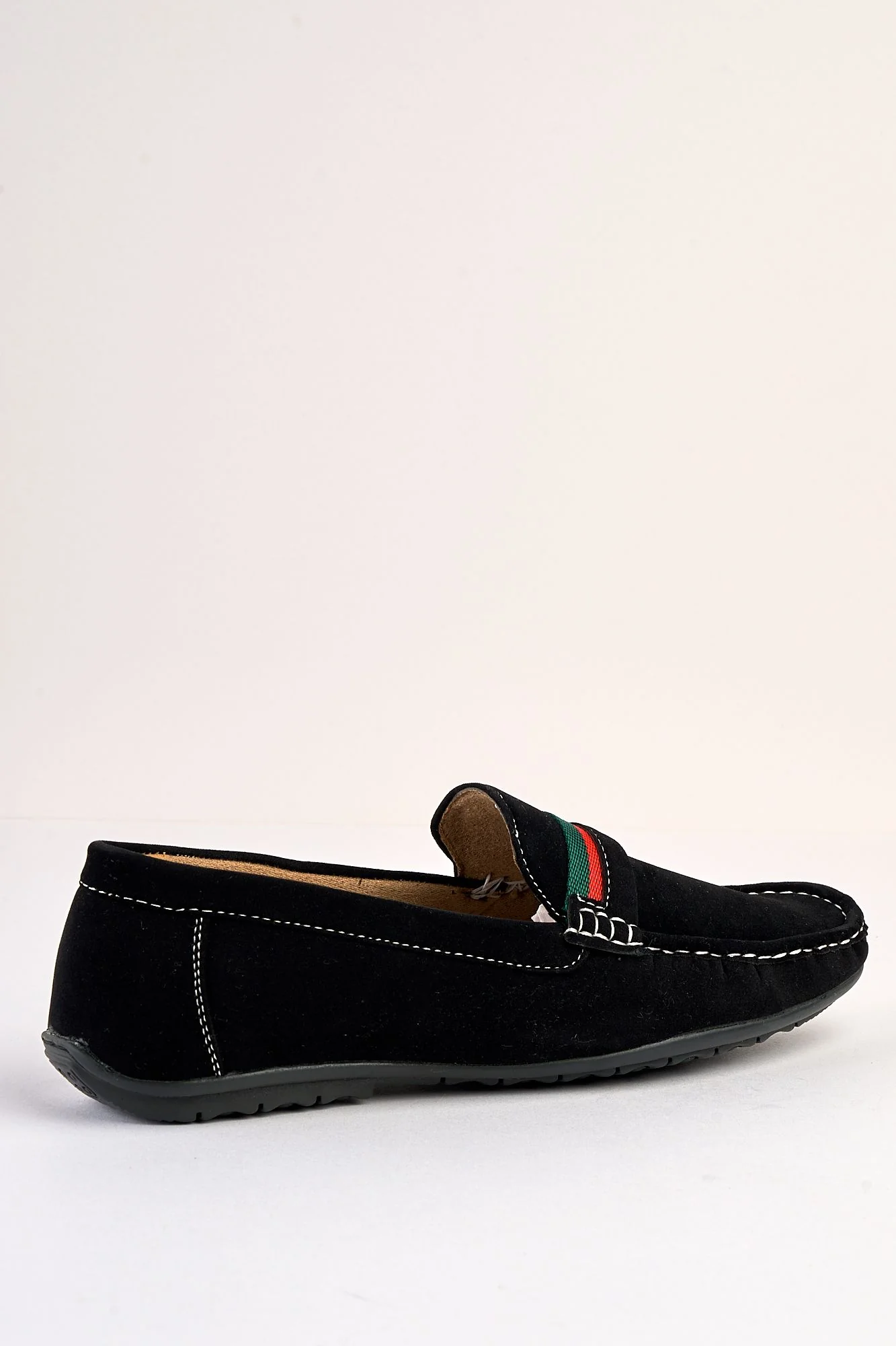 Azzurro Black Suede Loafers - Image 6