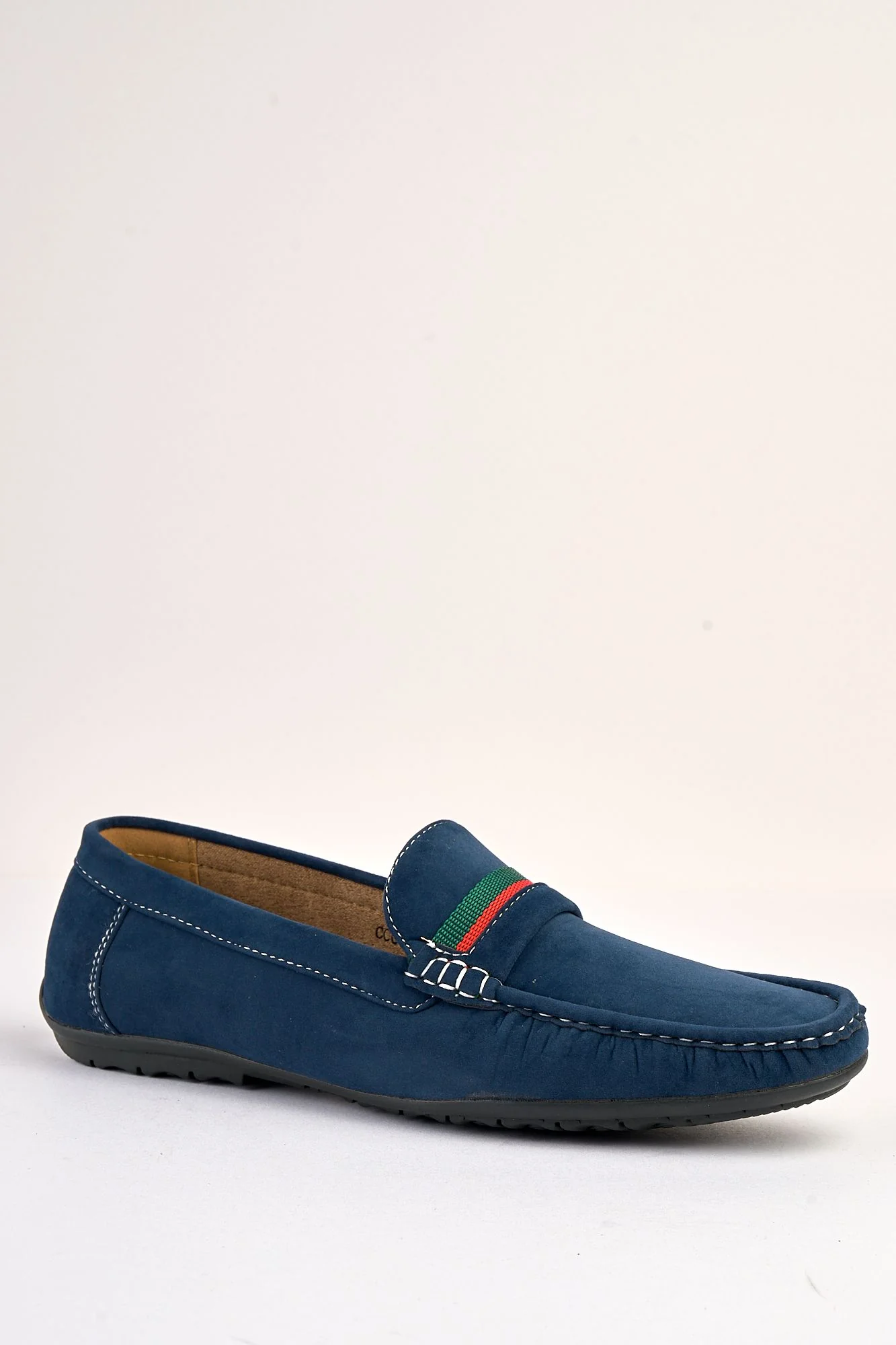 Azzurro Navy Suede Loafers