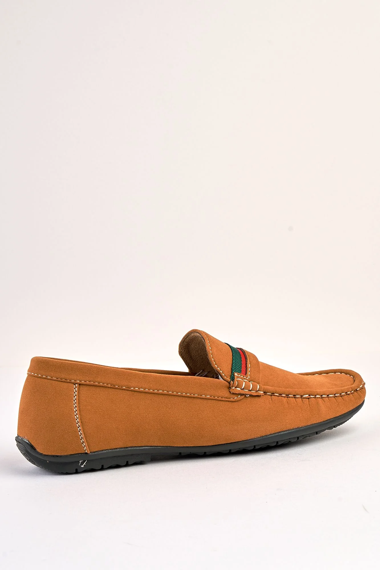 Azzurro Tan Suede Loafers - Image 6