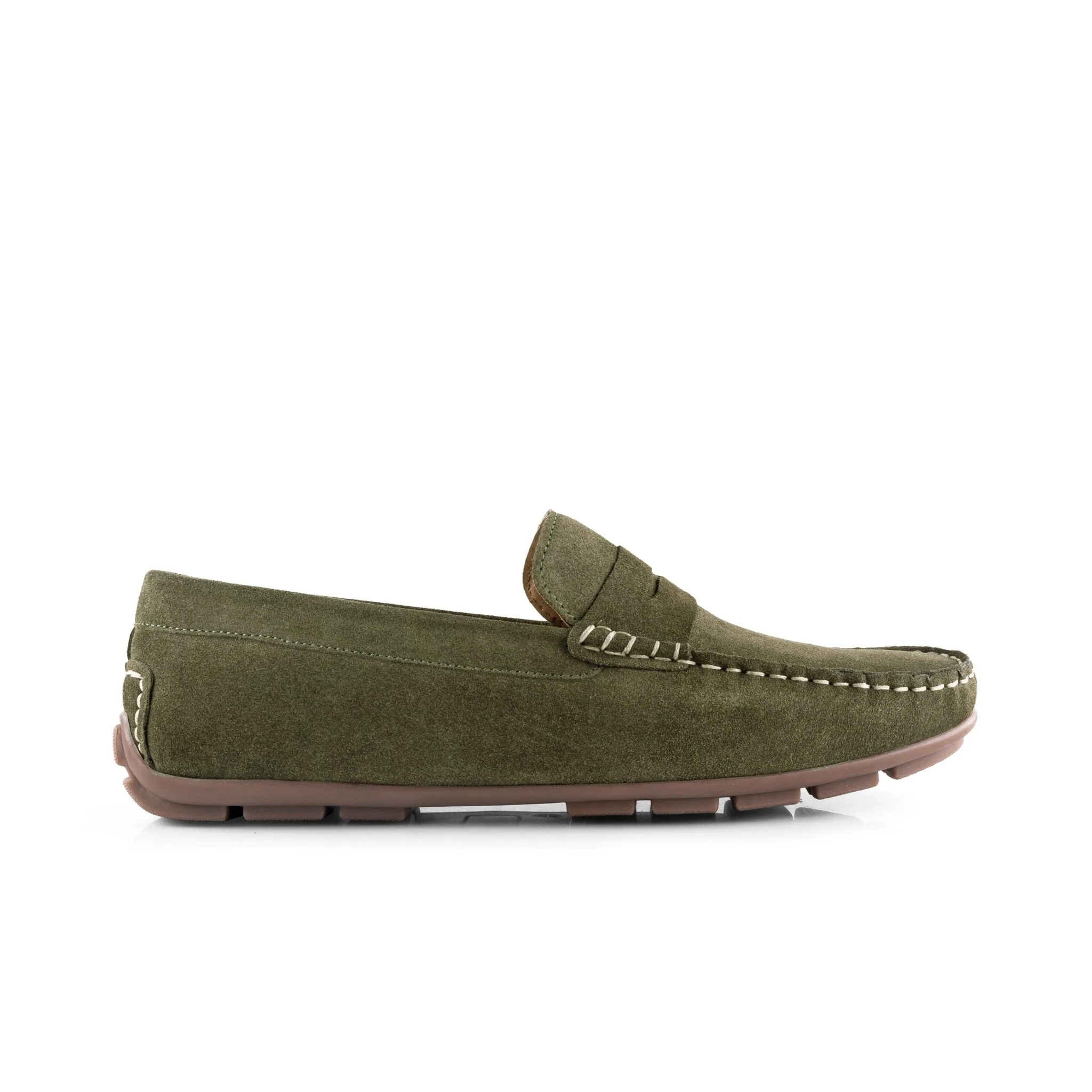 Bari green driving loafer - Image 3