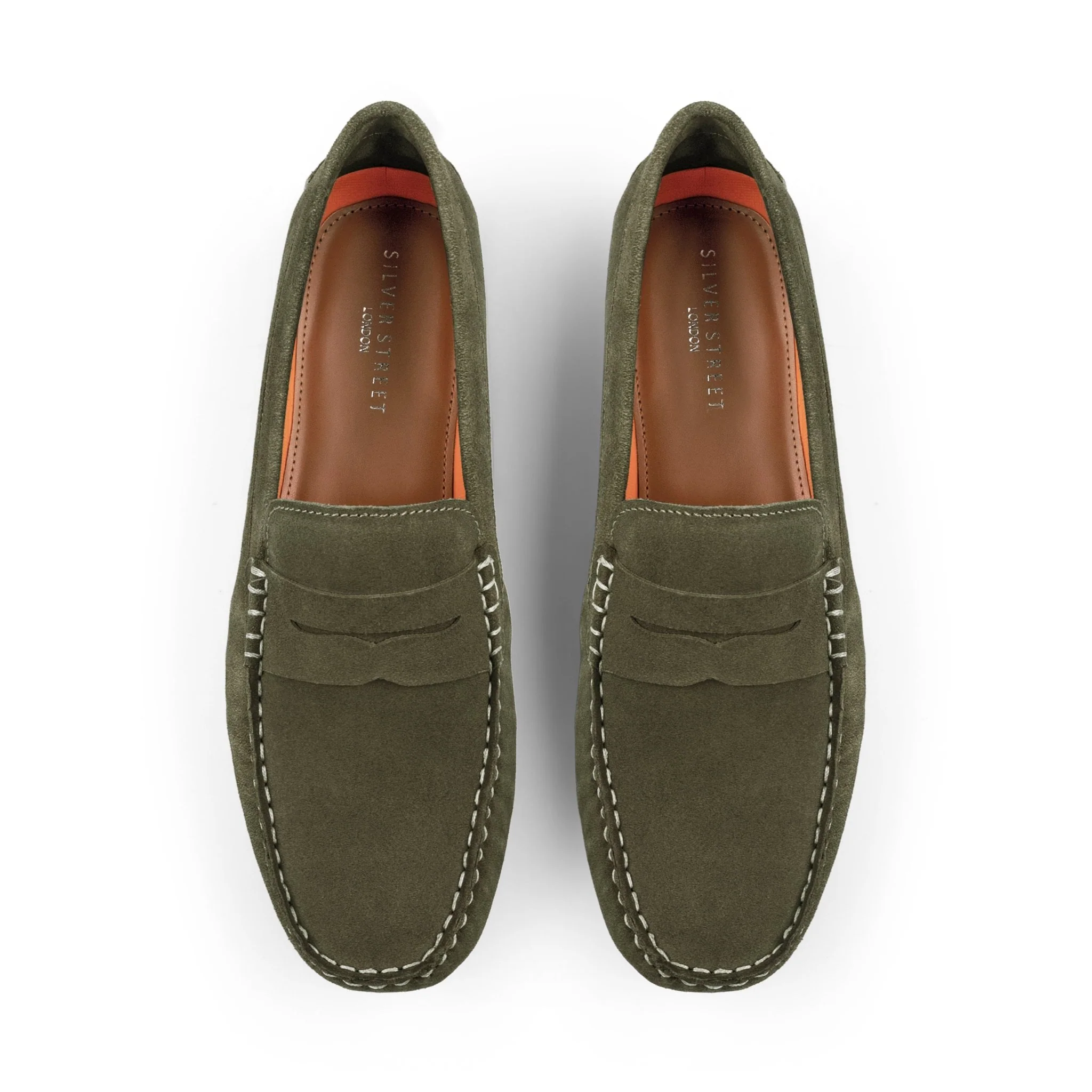 Bari green driving loafer - Image 4