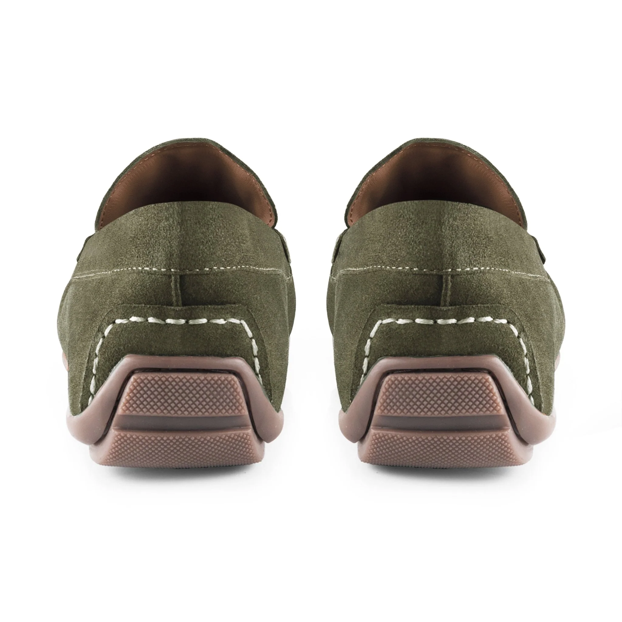 Bari green driving loafer - Image 5