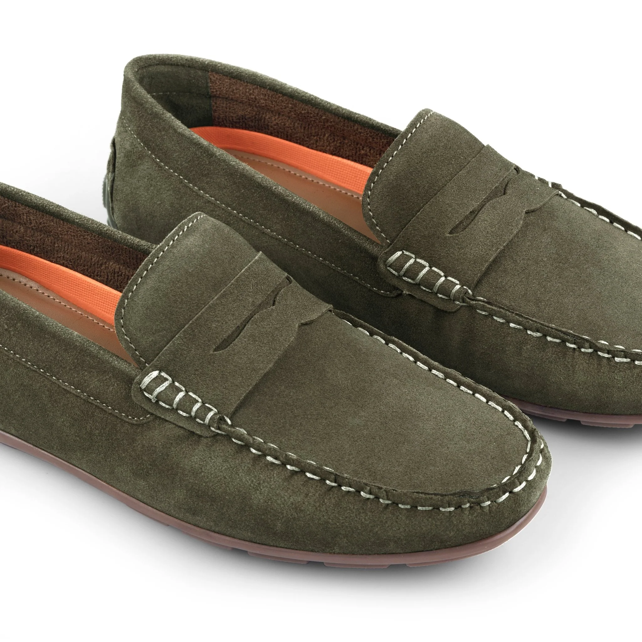Bari green driving loafer - Image 6