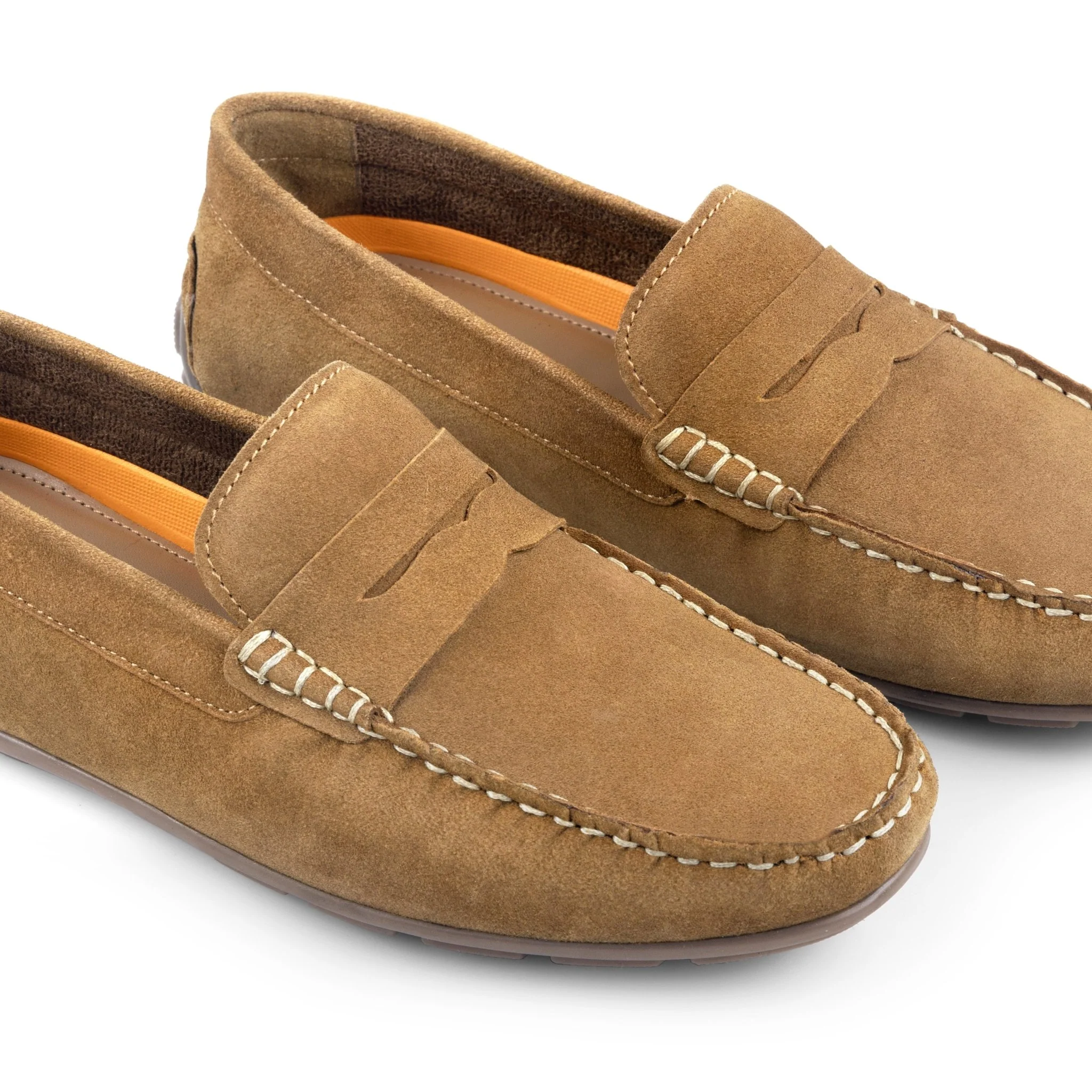 Bari Tan driving loafer - Image 7