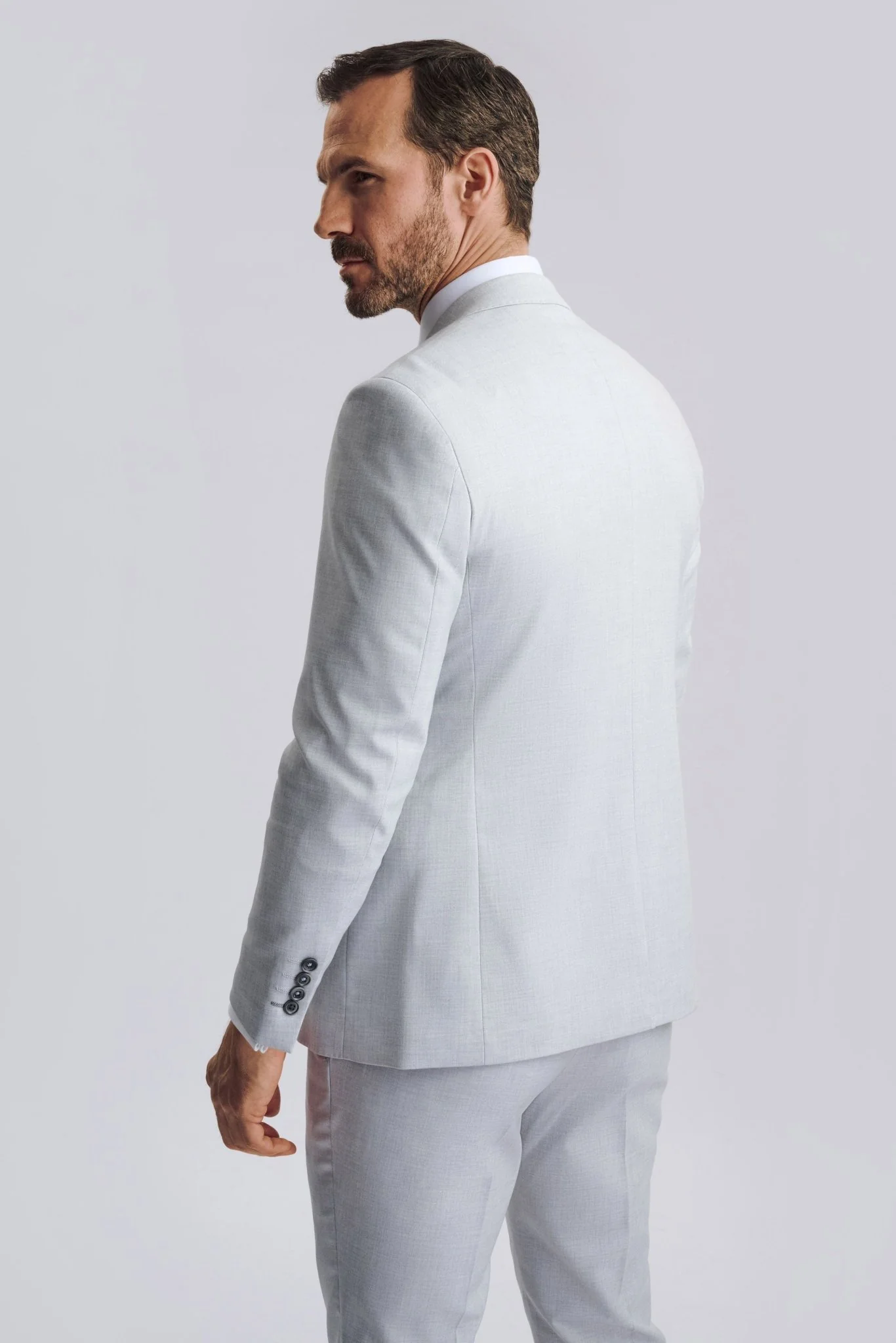 Belmont Silver Men's Three Piece Suit - Image 10
