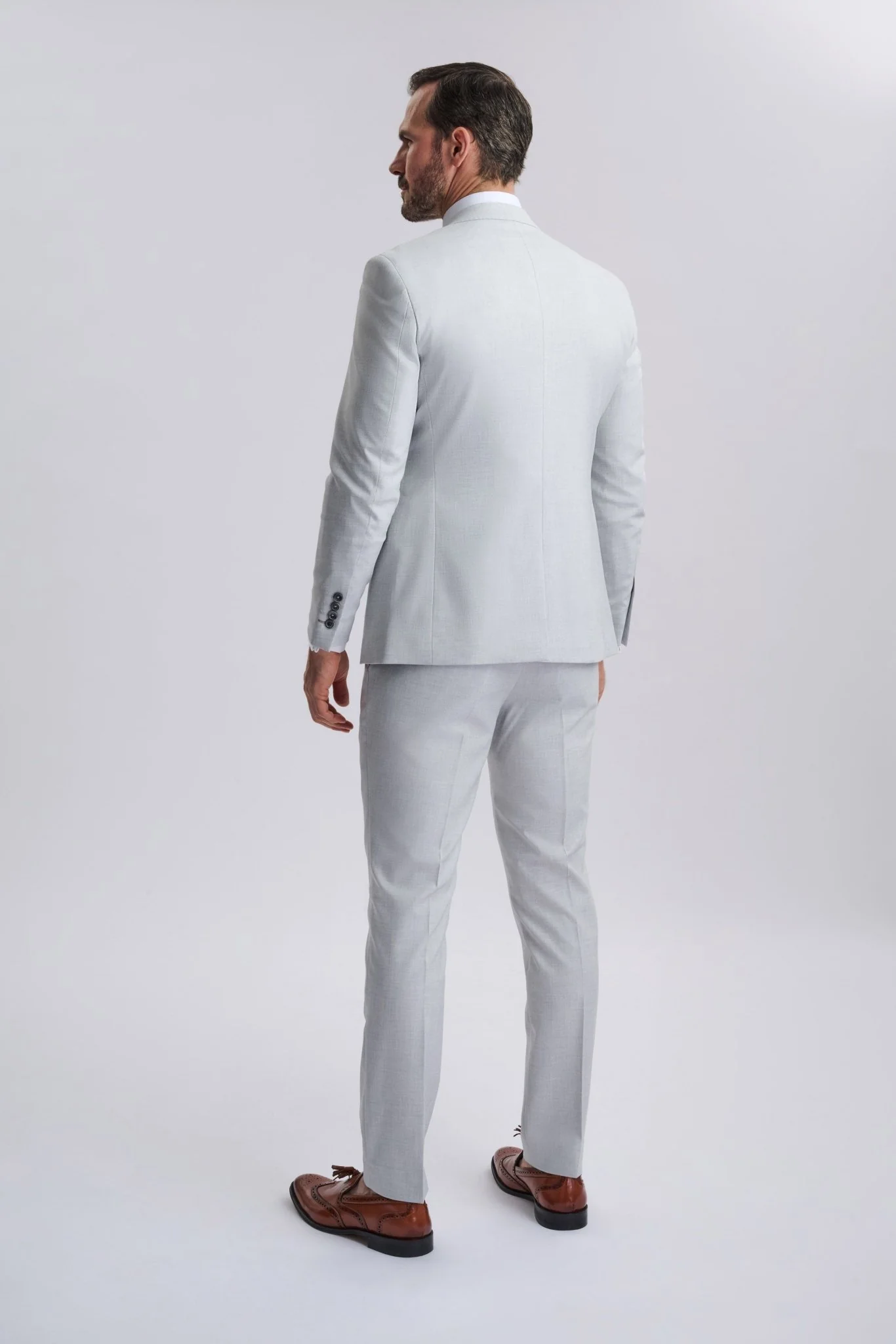 Belmont Silver Men's Three Piece Suit - Image 4
