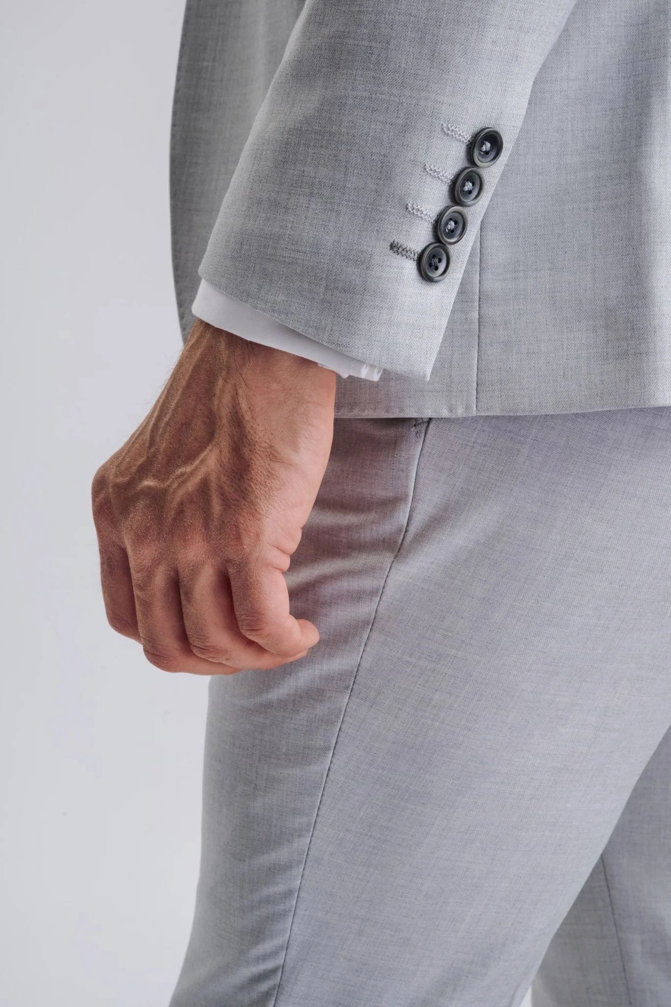 Belmont Silver Men's Three Piece Suit - Image 6