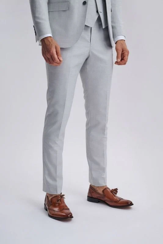 Belmont Silver Men's Three Piece Suit - Image 9