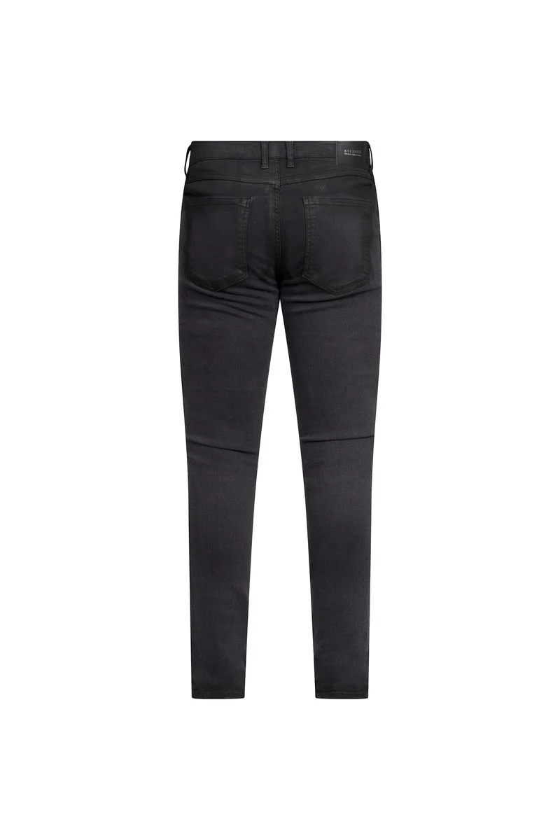 Black Distressed Slim Jeans - Image 2