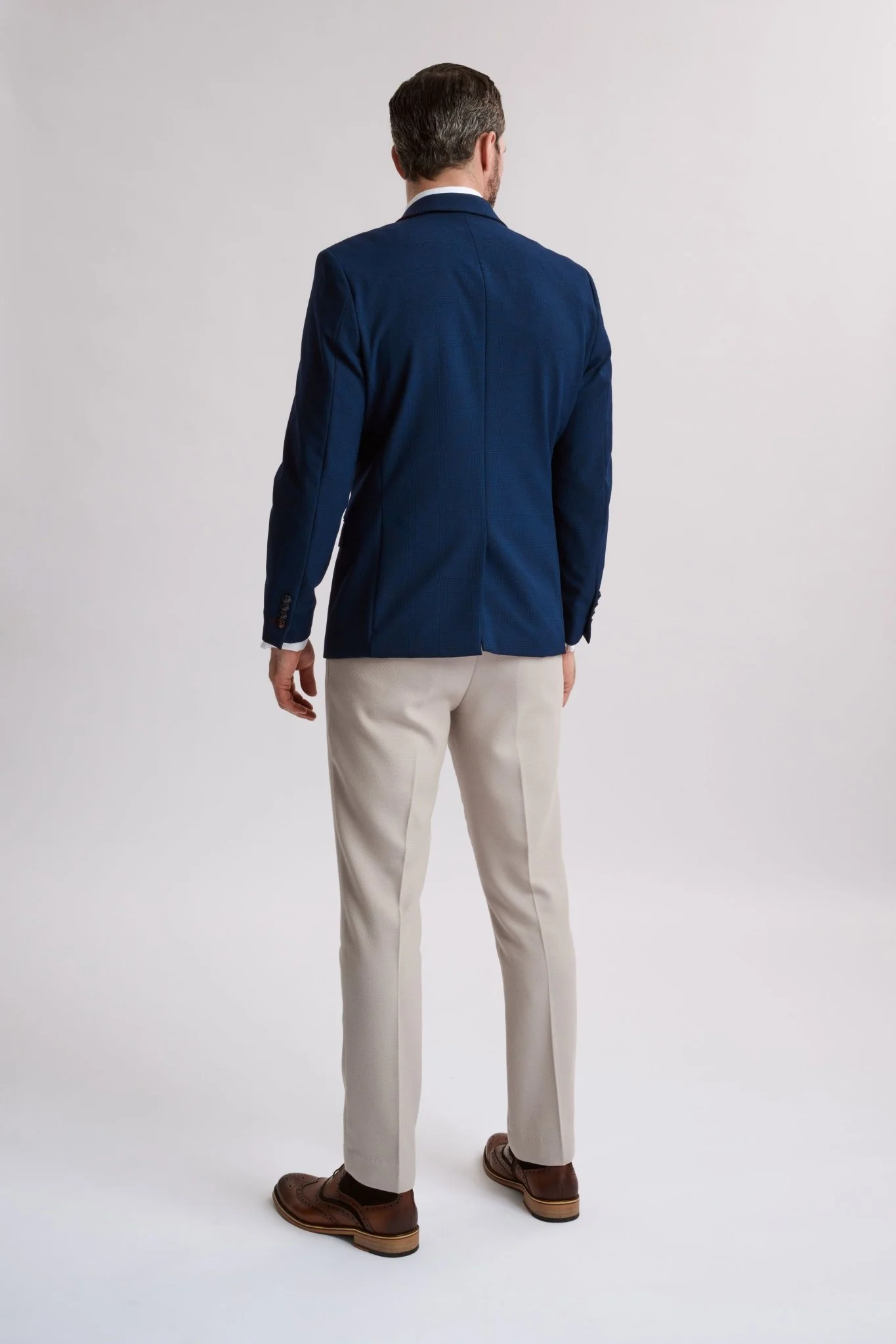 Bromley Double Breasted Navy Blazer - Image 2