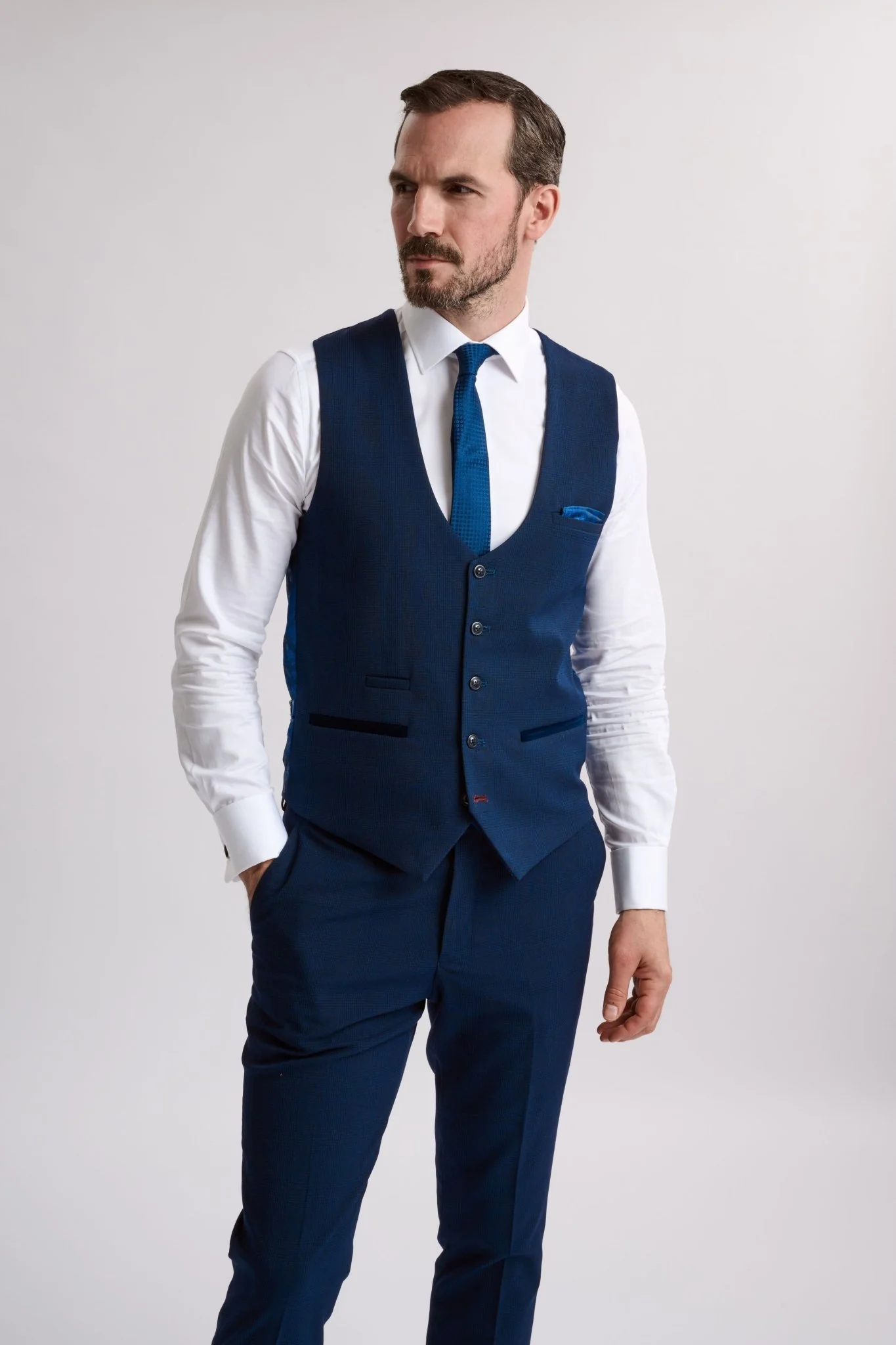 Bromley Navy 3 Piece Suit - Image 6