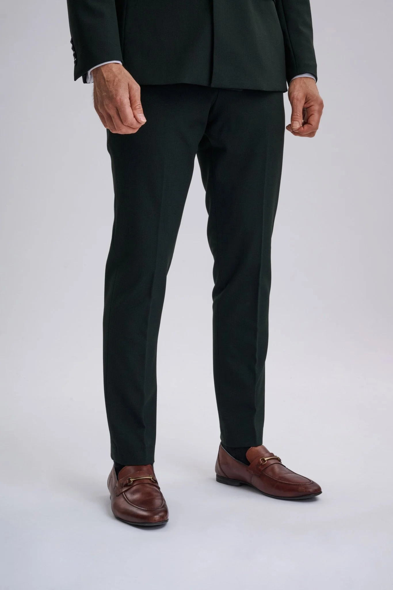 Bromley Olive Green Double Breasted Suit - Image 7