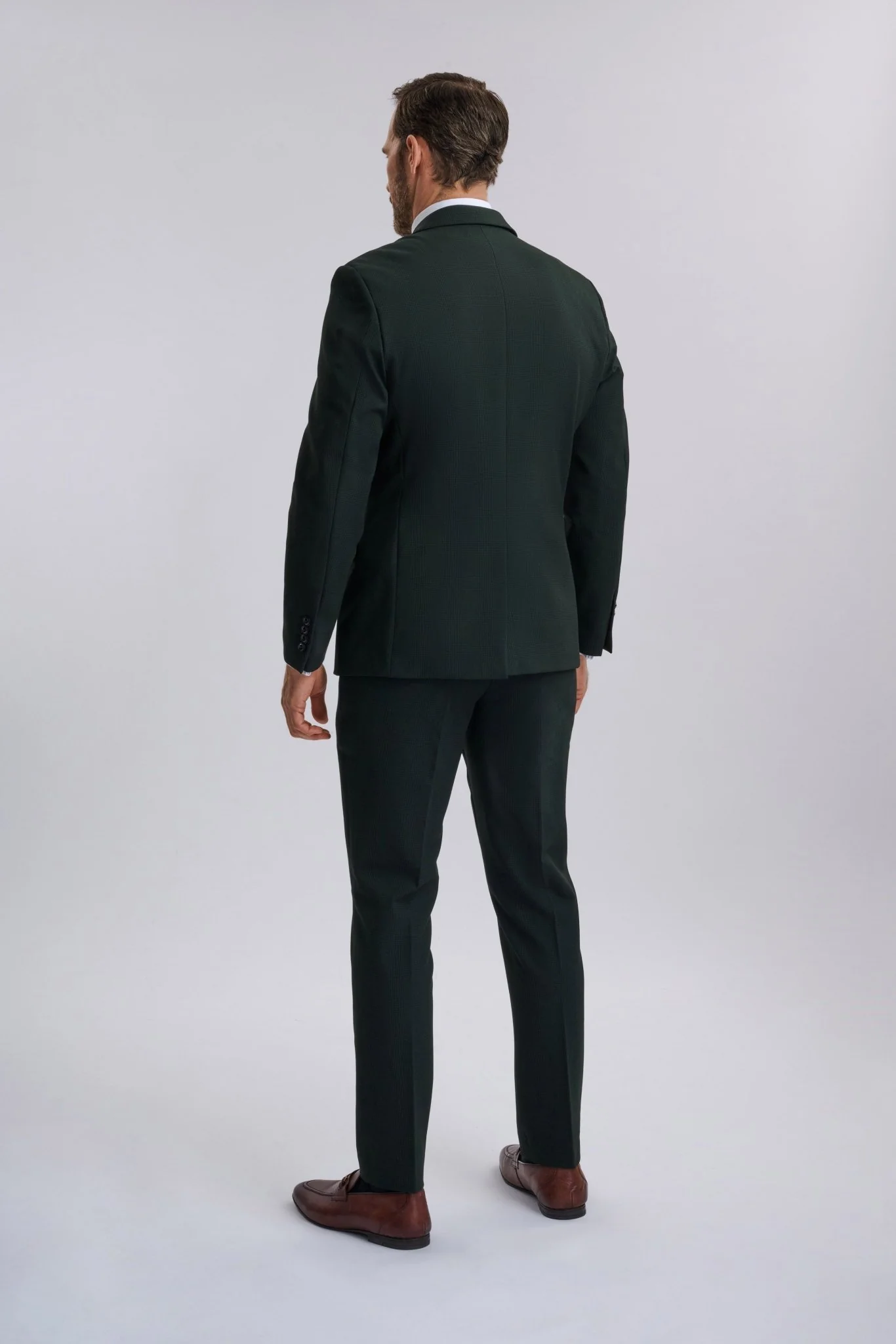 Bromley Olive Green Double Breasted Suit - Image 8