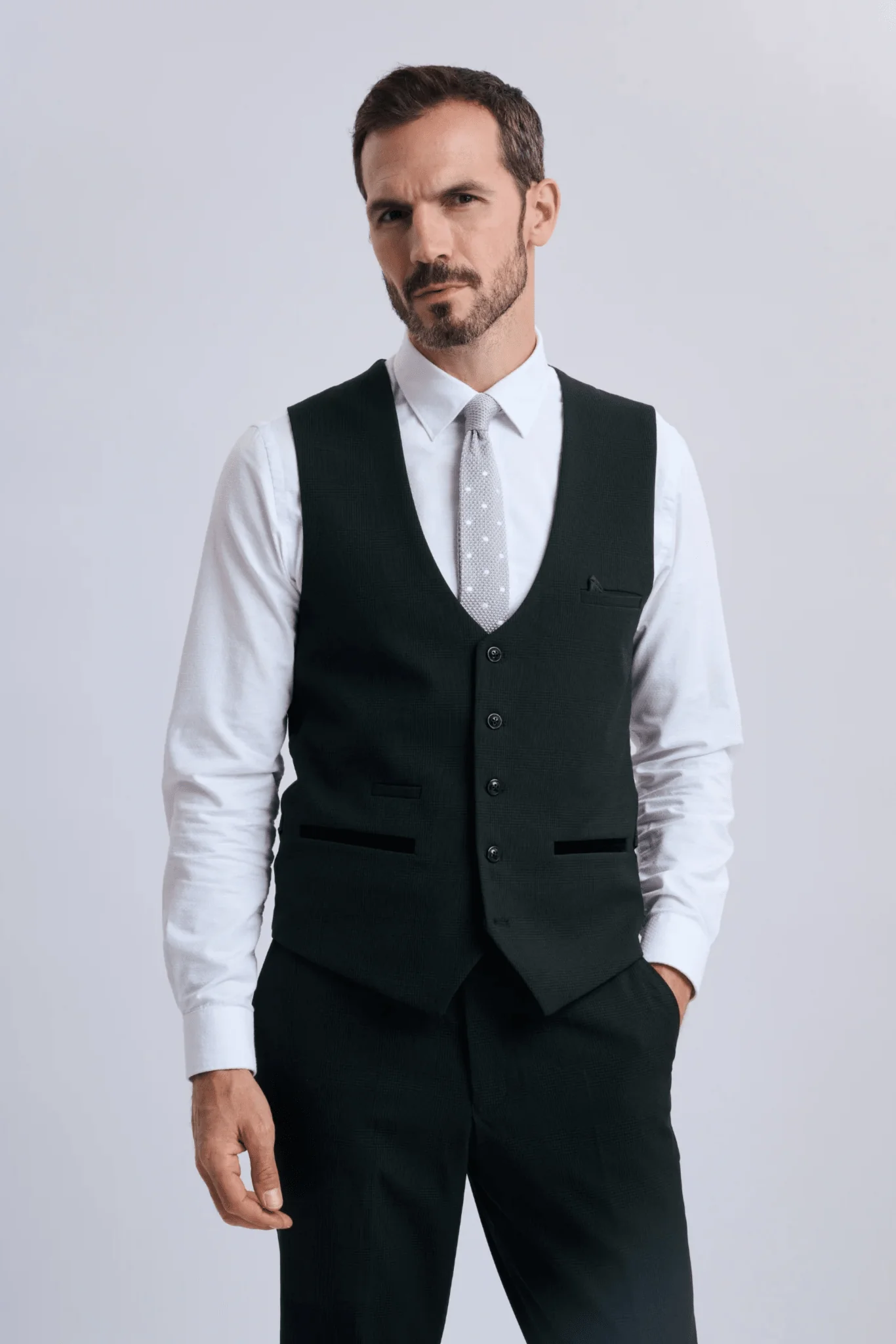 Bromley Olive Three Piece Suit - Image 3
