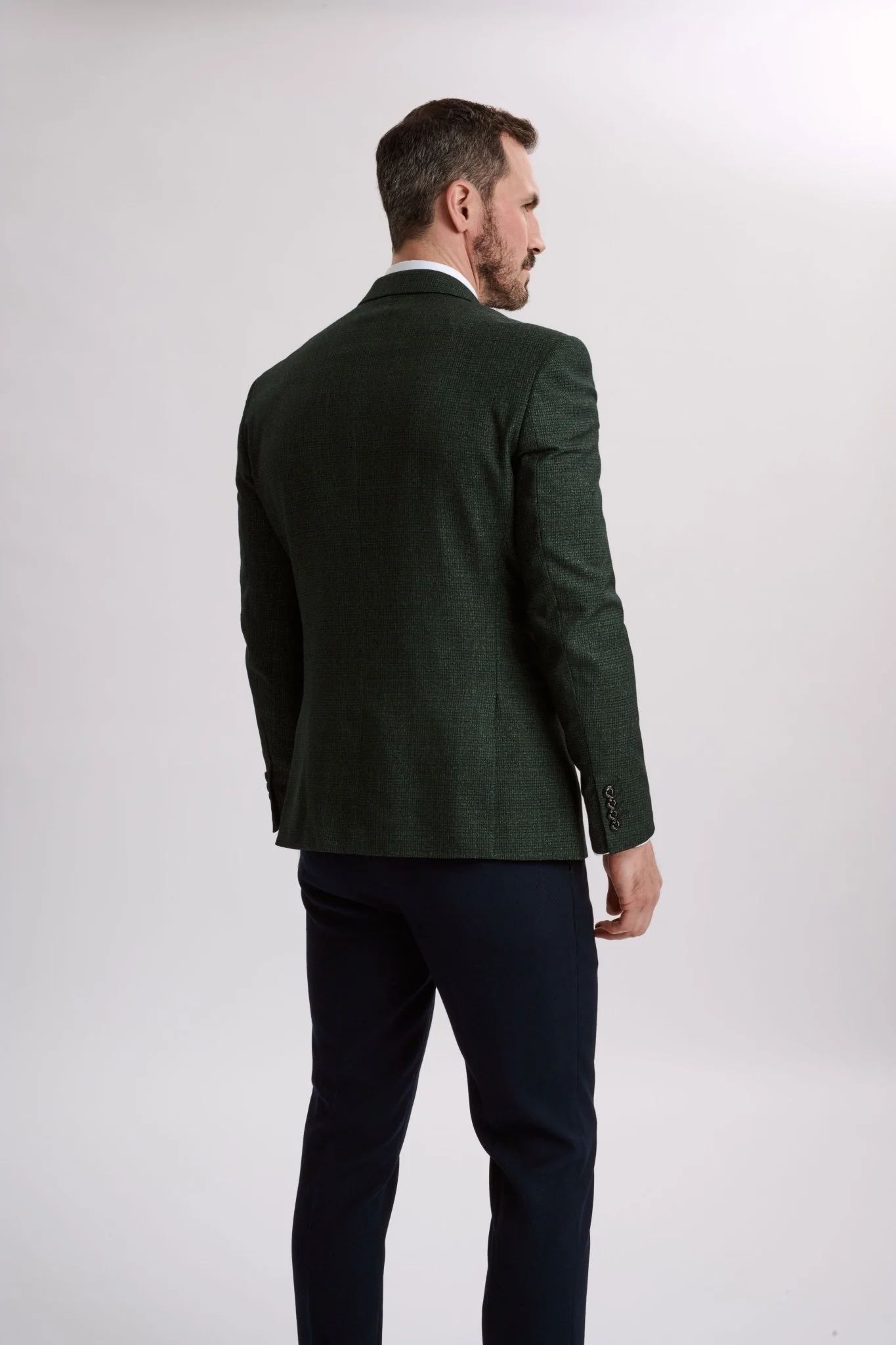Caridi Olive Double Breasted Blazer - Image 2