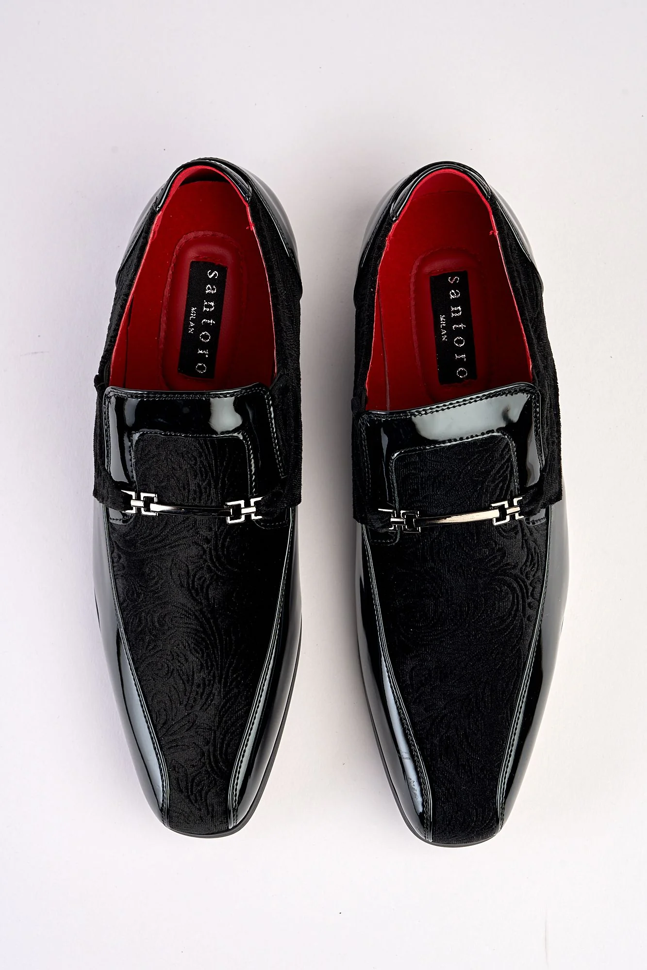 Conte Pattern Black Shoe - Image 5