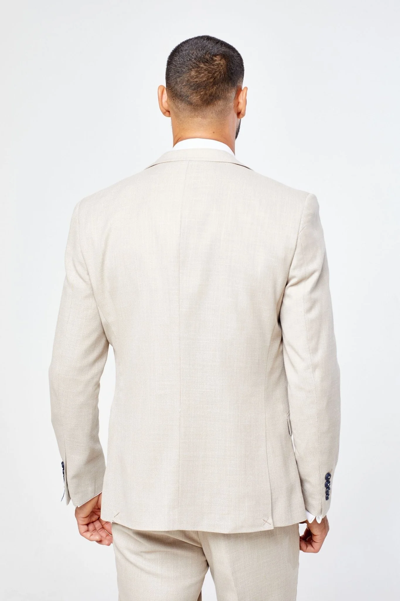 Miami Beige Three Piece Suit - Image 4