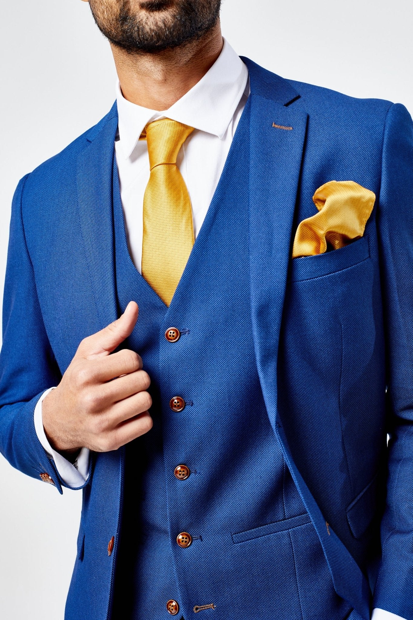 Mayfair Blue Three Piece Suit - Image 3