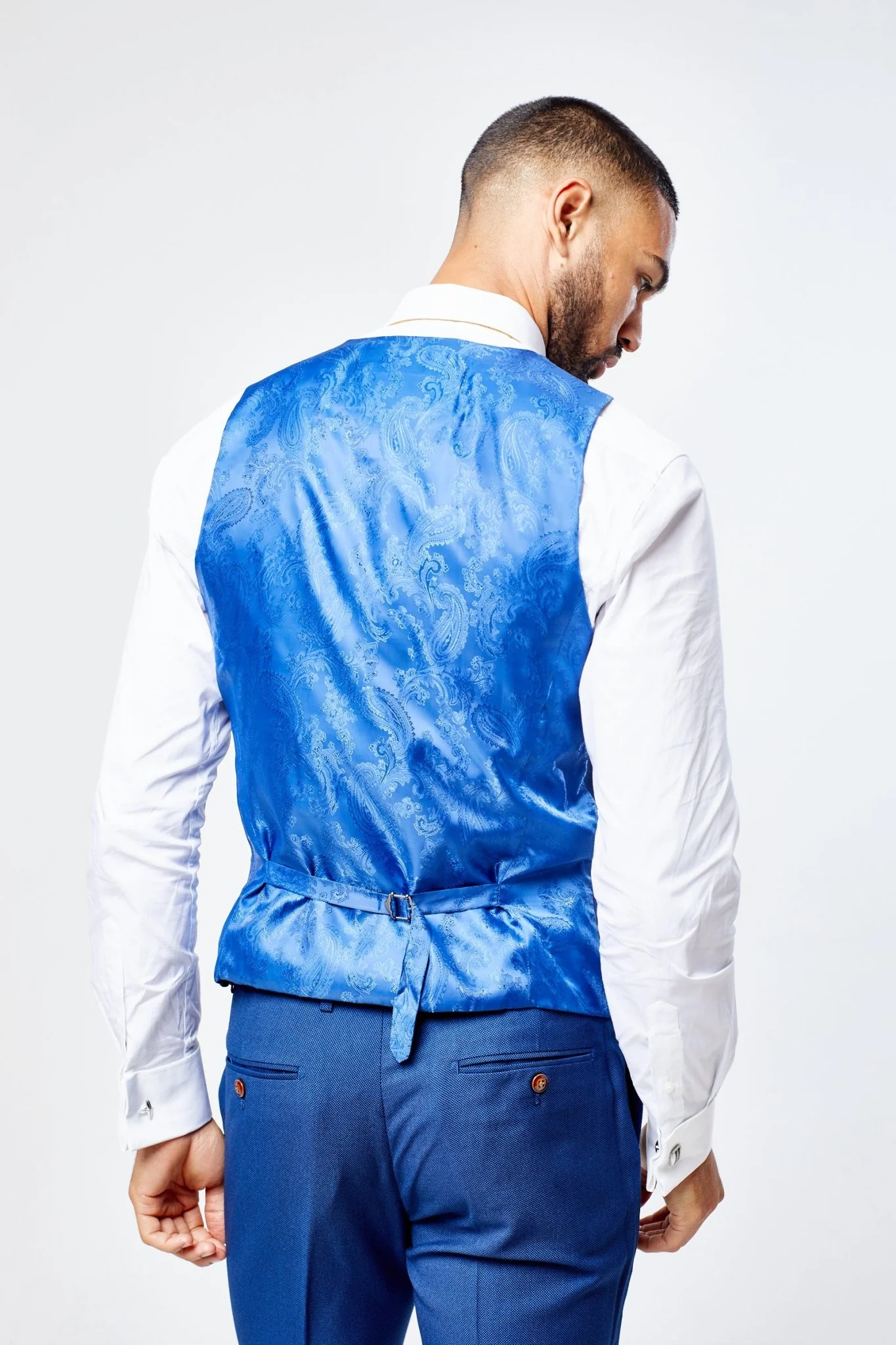 Mayfair Blue Three Piece Suit - Image 6