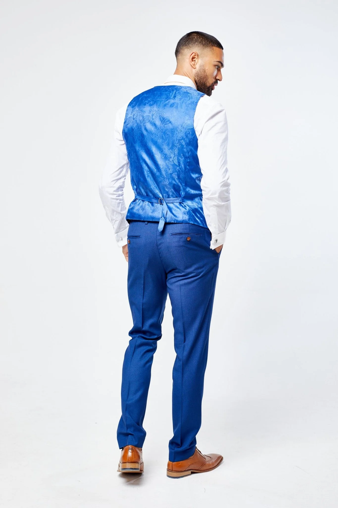 Mayfair Blue Three Piece Suit - Image 7