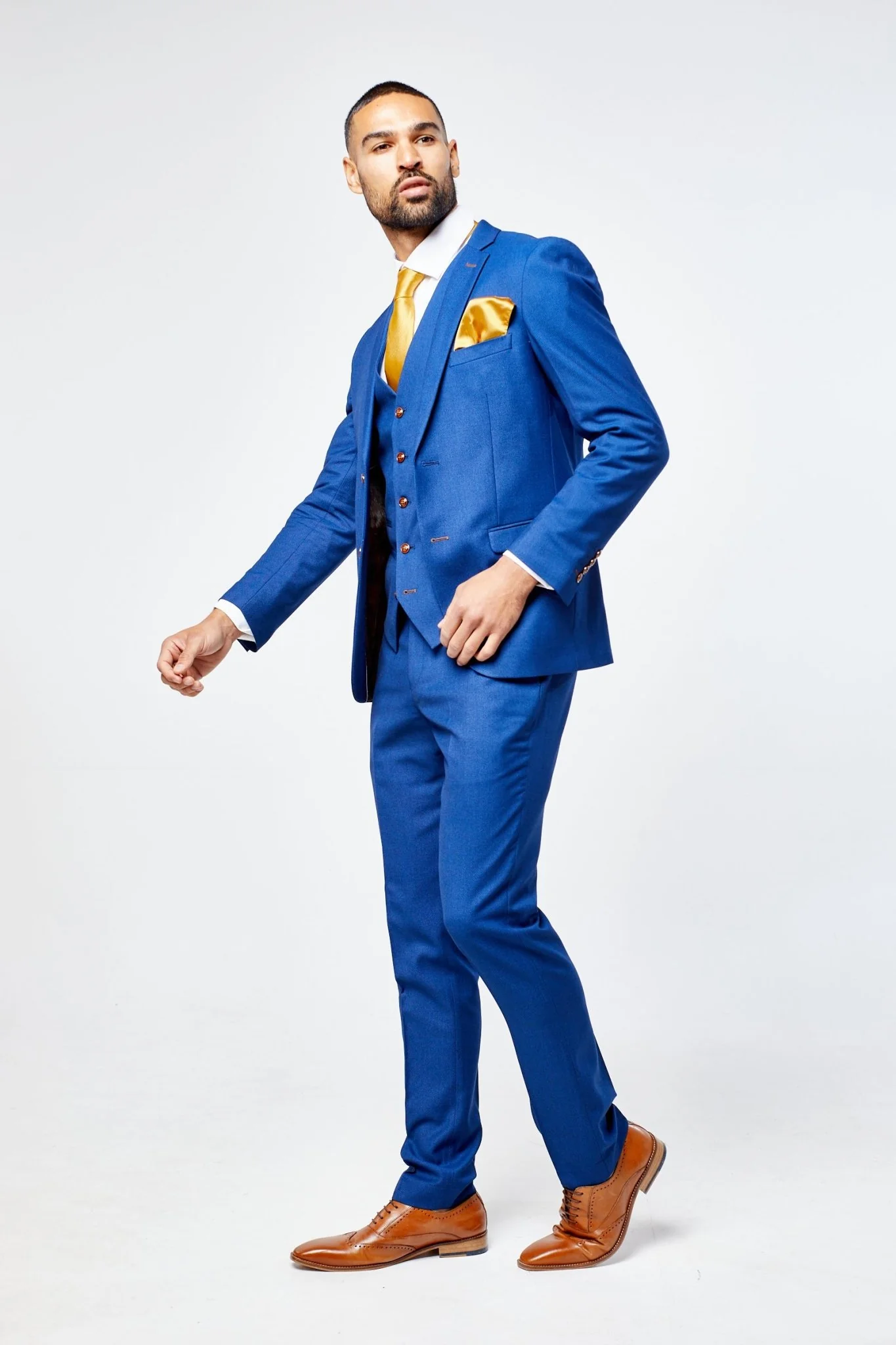 Mayfair Blue Three Piece Suit - Image 8
