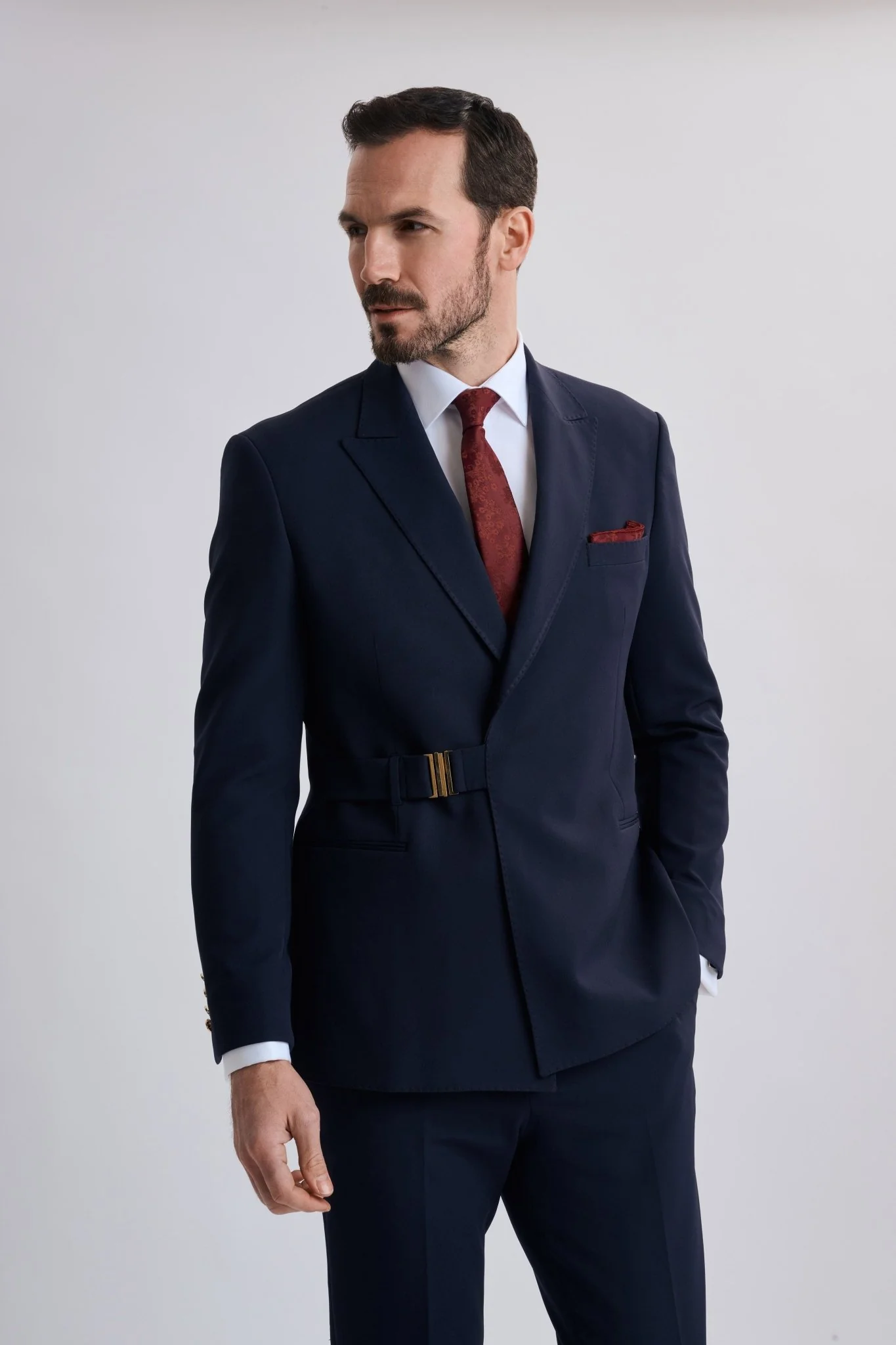 Riccardo Navy Two Piece Suit - Image 4