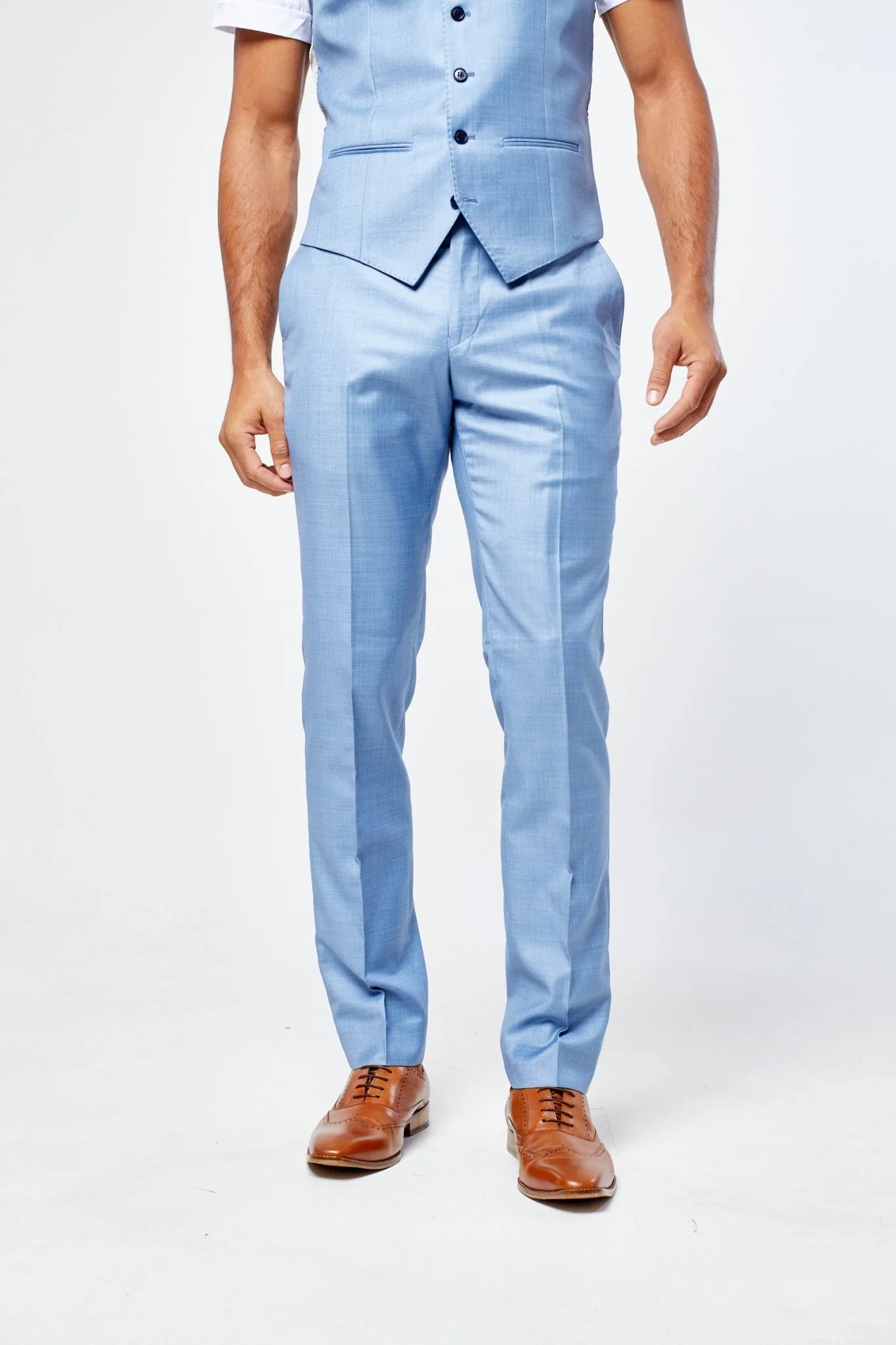 Charles Blue Three Piece Suit - Image 7