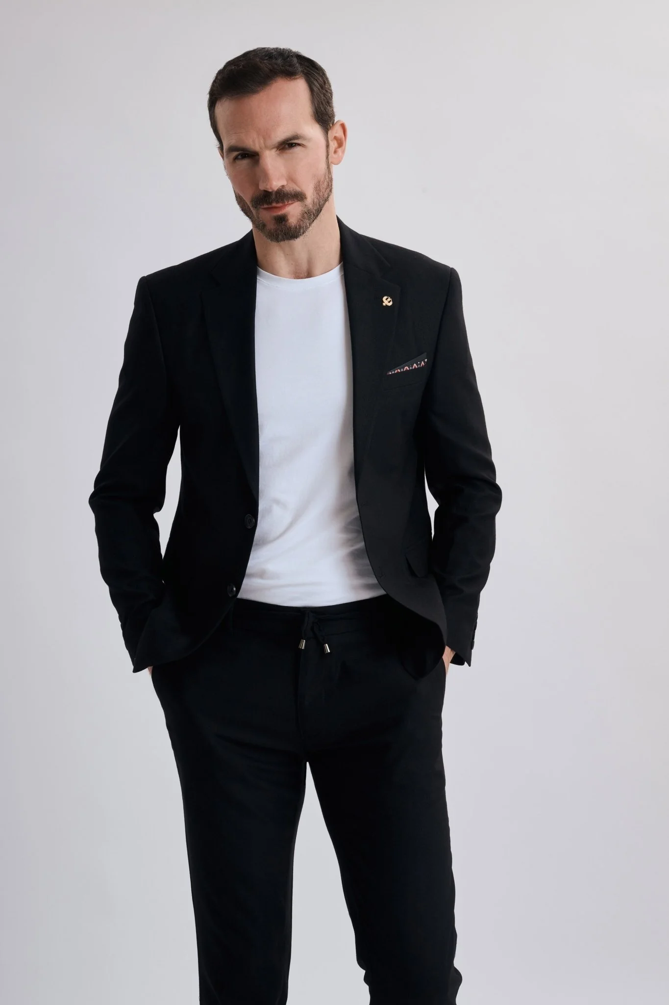 Dario Black Two Piece Suit - Image 4