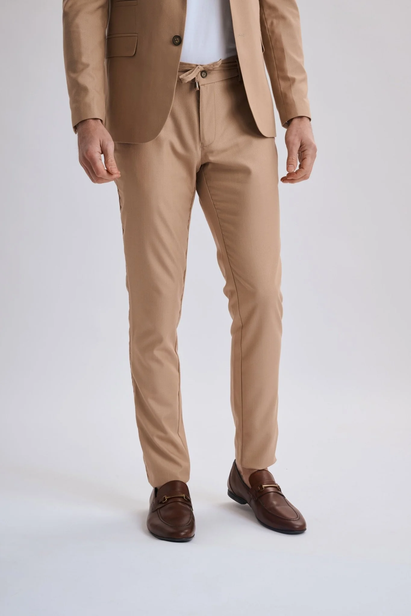 Dario Camel Two Piece Suit - Image 4