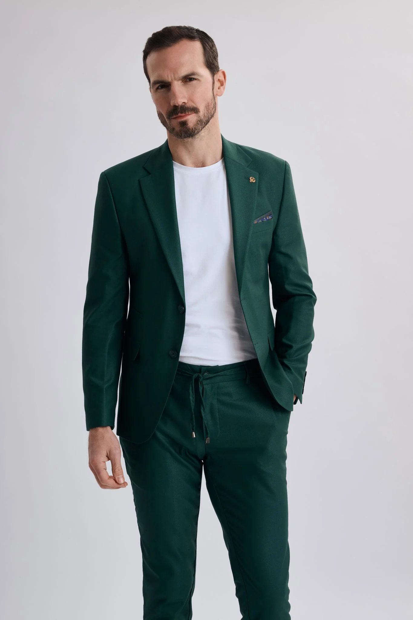 Dario Emerald Two Piece Suit - Image 3