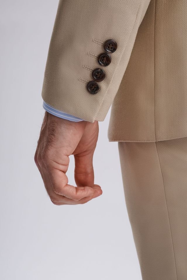 Diaz Beige Three Piece Suit - Image 5