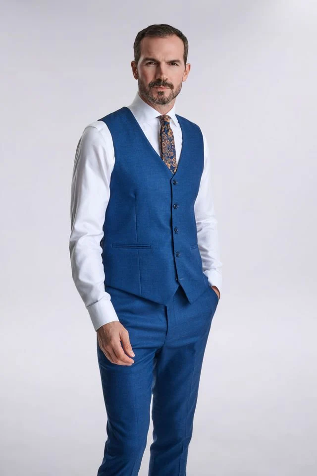 Diaz Blue Three Piece Suit - Image 2