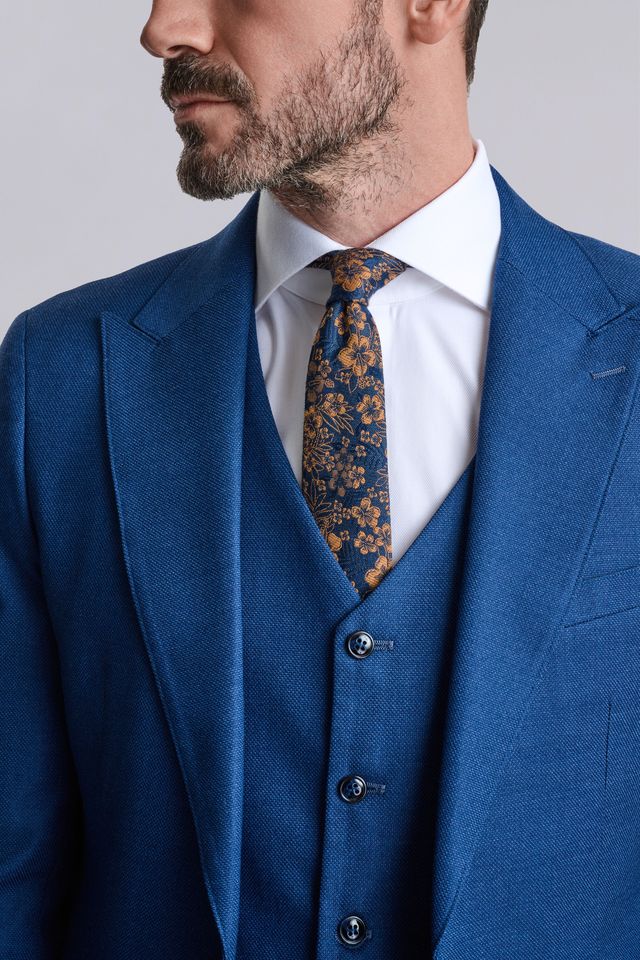 Diaz Blue Three Piece Suit - Image 7