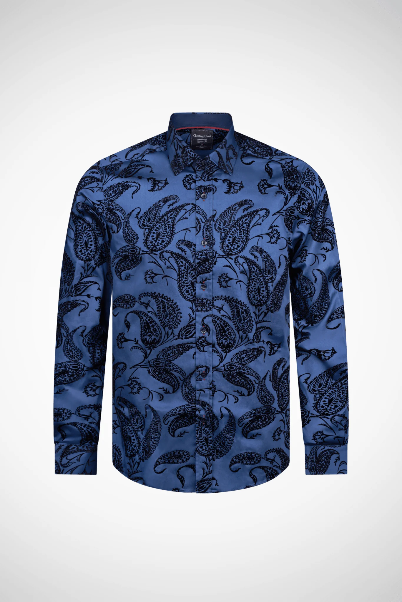 Elvis Flock Shirt Navy
