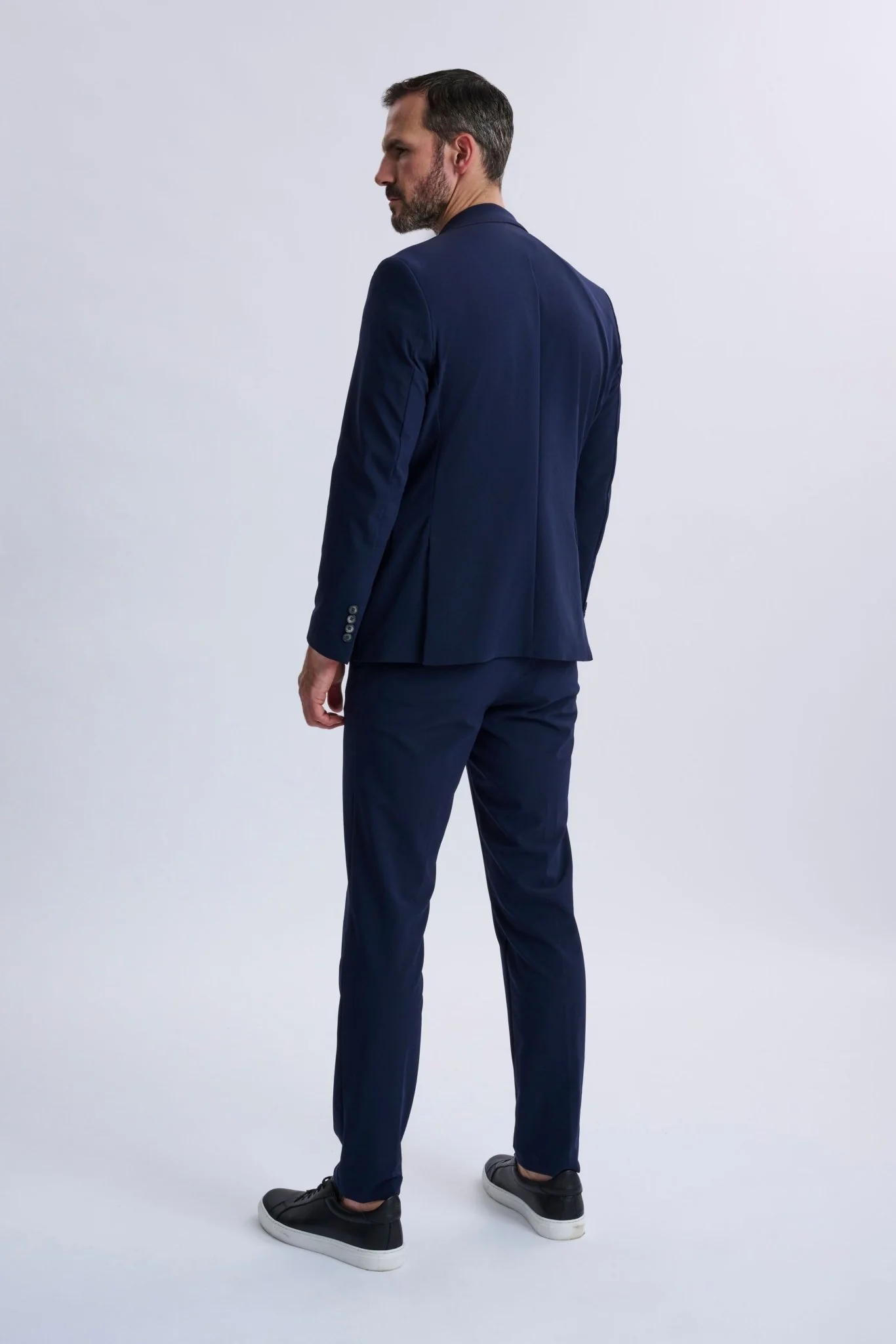 Ettore Smart Casual Suit Navy - Image 2
