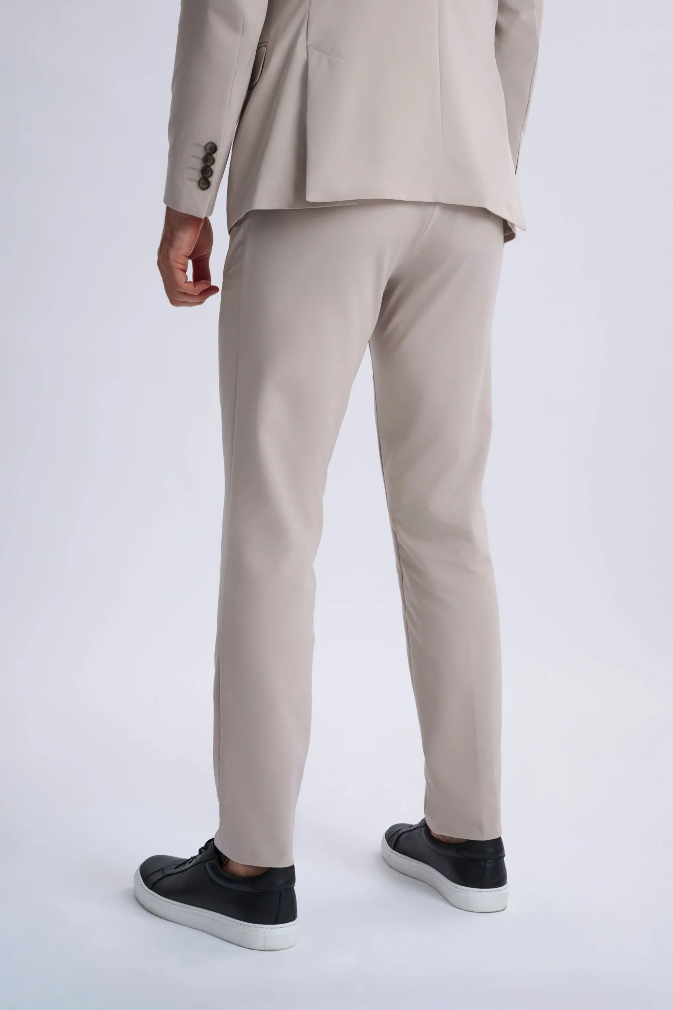 Ettore Smart Casual Suit Beige - Image 8