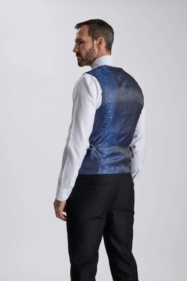 Fabio Black Three Piece Suit - Image 3