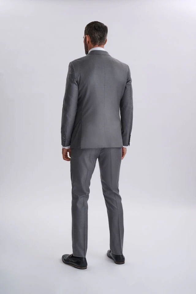 Fabio Grey Three Piece Suit - Image 11