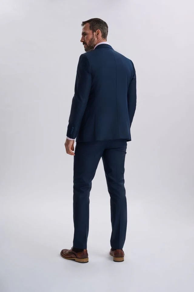 Fabio Navy Three Piece Suit - Image 11