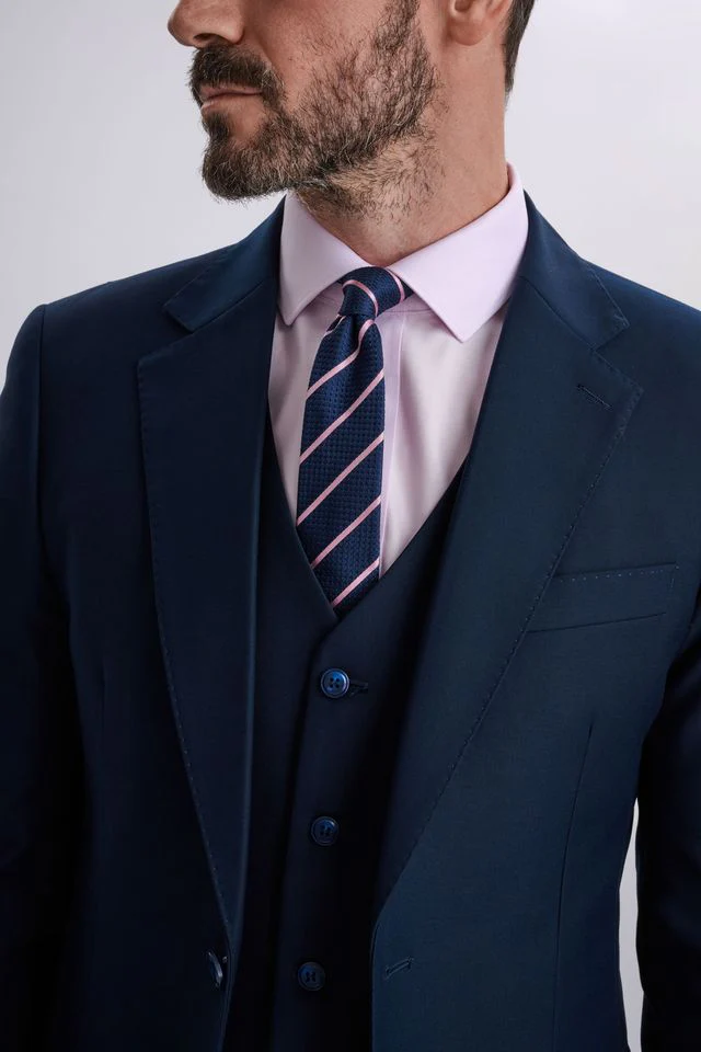 Fabio Navy Three Piece Suit - Image 6