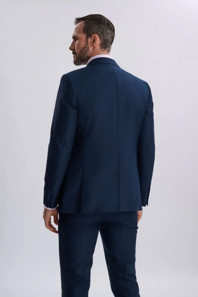 Fabio Navy Three Piece Suit - Image 9