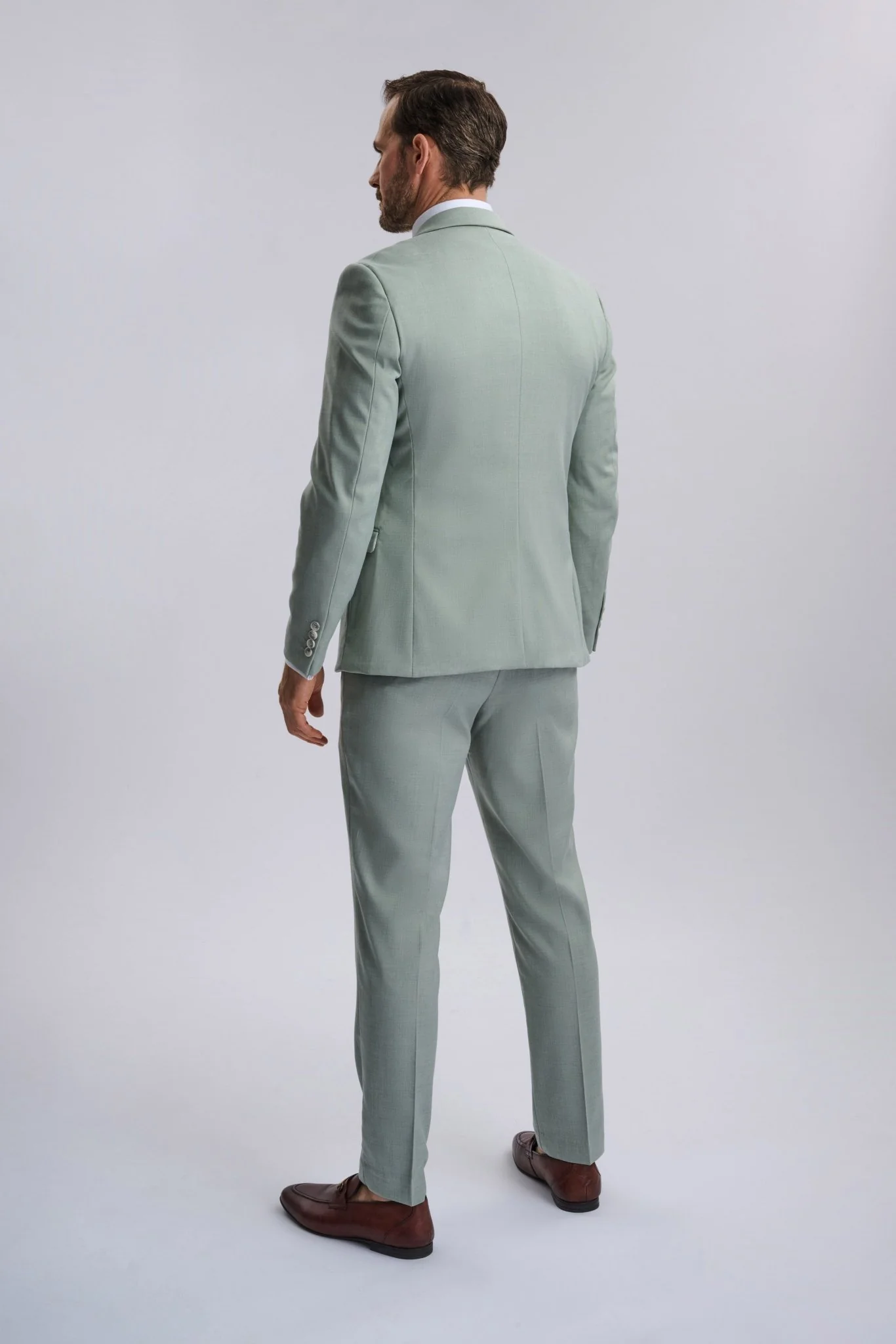 Finley - Moss Green Three Piece Suit - Image 11
