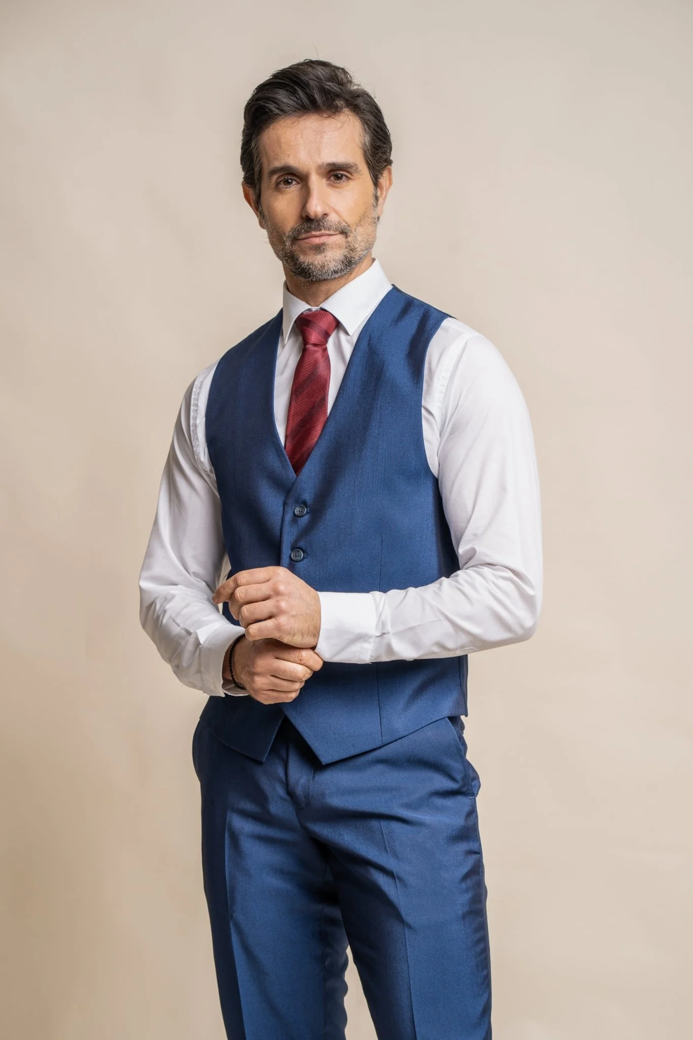 Ford Blue Regular Three Piece Suit - Image 4