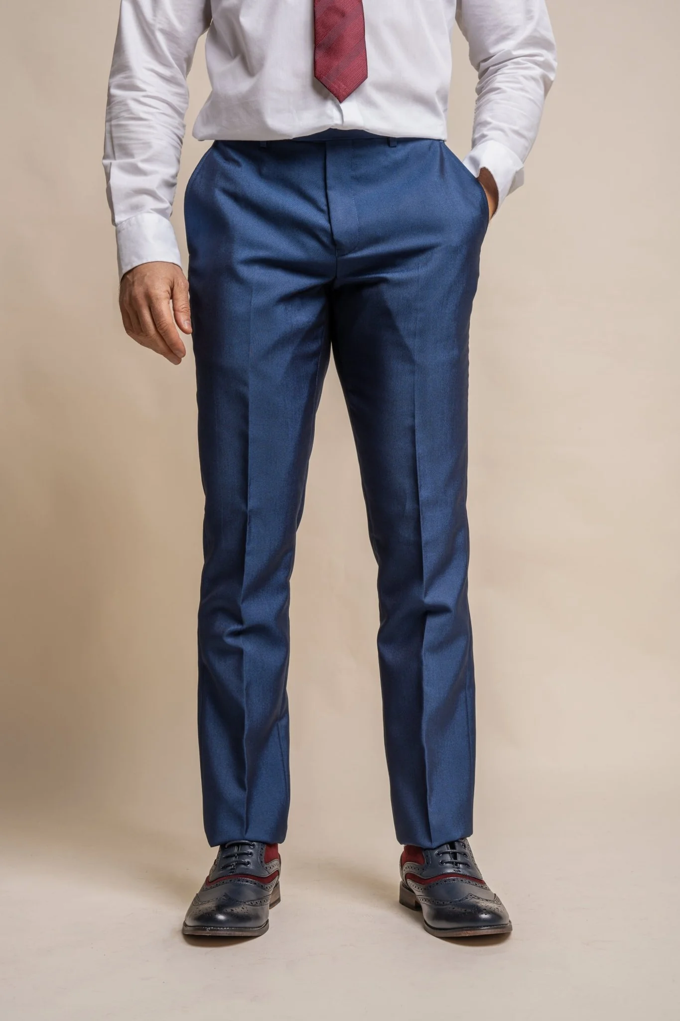 Ford Blue Regular Three Piece Suit - Image 8