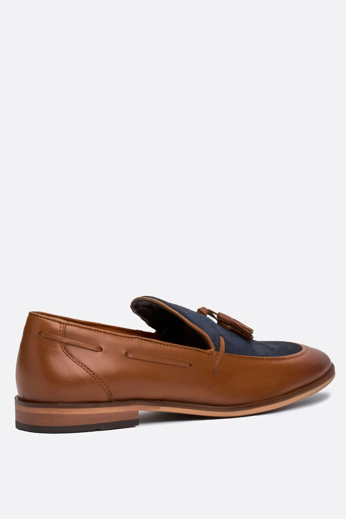 Freemont Tan / Navy Loafers - Image 3